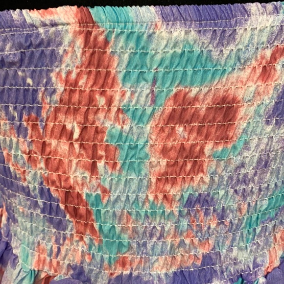 Shein purple blue & pink tube top - Size Medium NWNT with Bag - Picture 5 of 9